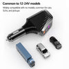 Ozio DY68TC 278W PD3.0 100W + Dual USB 66W+22.5W Carbon Fiber Pattern Car Charger