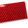 Car Carbon Fiber Central Control Panel Decorative Sticker for Volvo V60 2010-2017, Right Drive(Red)