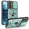 For Samsung Galaxy A26 5G Sliding Camera Cover Design TPU+PC Phone Case(Green)