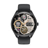MT55 1.43 inch AMOLED HD Screen Ultra-thin Smart Call Health Watch, Silicone Strap(Black)