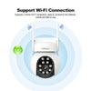 SriHome 5MP WiFi PTZ Security Camera, AI Auto Tracking, Colour Night Vision, US Plug