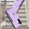 For Samsung Galaxy M16 5G / F16 5G Button Card Bag RFID Anti-theft Phone Case(Purple)