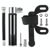 Manual Mini Portable Bicycle Aluminum Alloy Pump (Black)