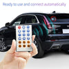 HI.GROOM Car LED Customized Pixel Emoji Lights Bluetooth Remote Control Interactive AI Screen, Style: No Remote Control