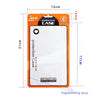 100 PCS  Ziplock Bags Plastic Bags Mobile Phone Case Packaging Bags(12 x 21cm Orange Yellow)