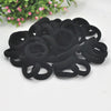 20pcs / Pack Girls Kids Rubber Bands Ponytail Holder Elastic Hair Bands(Black)