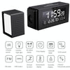TS-P30 Multifunctional Night Light Alarm Digital Clock with FM Radio & Temperature / Humidity Display & IR Sensor Function(Black)