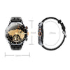 H18 Ultra-Thin Round Ball Screen 1.95 Inch Plug-In Phone Smart Watch 32G(Black)