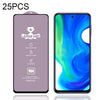 For Xiaomi Poco M2 Pro 25 PCS 9H HD Large Arc High Alumina Full Screen Tempered Glass Film