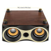 X6 Portable Wooden Wireless Speaker Subwoofer Stereo Bluetooth Speakers Radio FM Desktop