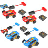 Pedal Catapult Launch Aerodynamic Car Parent-child Outdoor Competitive Racing, Color: Red