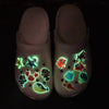 20pcs Luminous Ocean Series PVC Soft Rubber Cave Shoes Decorative Buckle(06)