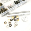 400pcs /Set 5mm Hollow Metal Copper Button Clothing Detachable Jeans Eye Buckles Replacement And Repair Kit