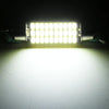 2 PCS 36mm DC12V / 1.5W / 6000K / 100LM 27LEDs SMD-3014 Car License Plate Light / Dome Light