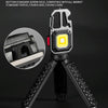 E-SMARTER W5138 Mini Bright Light Portable Flashlight, Specification: Black+Magnet+Bracket