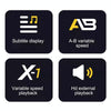 A30  MP3 Player With FHD 720P Digital Camera Bluetooth 5.4 Lossless Sound Audio Player 4GB