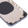 iPhone X Back Glass Replacement, iP13 Pro Style (Blue)