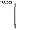 100pcs/set 304 Stainless Steel Strap Connecting Rod Strap Switch Lugs, Style: Double Drag (1.8x20mm)