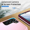 For Samsung Galaxy S22 5G Pioneer Armor Heavy Duty PC + TPU Phone Case(Pink)