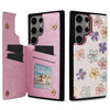 For Samsung Galaxy S25 Ultra 5G Printed Double Buckle RFID Anti-theft Phone Case(Blossoming Flowers)