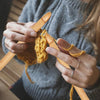 4 PCS Bamboo Handle Sweater Extra Thick Crochet Knitting Material Tools
