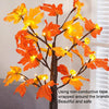 SJ-SD007 Christmas Halloween LED Maple Pumpkin Decoration Light, Style: Detachable Base+Timing