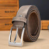 120cm Canvas Splicing Men Casual Belt Versatile Student Belt(Coffee)