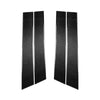 4 PCS Car Carbon Fiber B Pillar Decorative Sticker for Infiniti FX 2009-2013/QX70 2014-, Left and Right Drive Universal