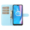 For Alcatel 1SE  2020 Litchi Texture Horizontal Flip Protective Case with Holder & Card Slots & Wallet(Blue)