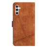 For Samsung Galaxy A26 5G Skin-feel Stitching Leather Phone Case(Brown)