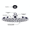 8 inch Round Shaped Top Spatter Shower