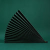 69x39cm Photo Props Hard Cardboard Folding Fan Photography Background Folded Paper(10 Dark Green)