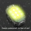 M3 Vibration Sensing Motorcycle Bicycle Aircraft Explosion Lights Cruise Flashing Anti-rear-end Collision Light(7 Color)