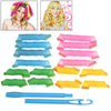 16 x Magic Leverage Circle Hair Styling Roller Curler(Green)