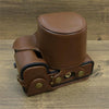 For FUJIFILM X-S20 Full Body Leather Camera Case Bag with Strap(Coffee)