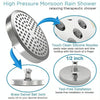 6 inch Round Electroplating Bathroom Shower Head(Electroplating CP)