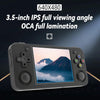 ANBERNIC RG35XX H Handheld Game Console 3.5 Inch IPS Screen Linux System 64GB(Black)