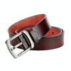 Dandali L8035 Men Casual Antique Pin Buckle Leather Belt Waistband, Size: 110-125cm (Coffee)