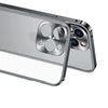 For iPhone 13 Pro Metal Frame Frosted Case (Gold)