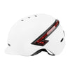 Cycling Helmet Ultralight Bicycle Helmet with Warning Light Remote Control(White)