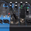 KN006 15m Male To Female Canon Line Audio Cable Microphone Power Amplifier XLR Cable(Black)