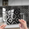 20 PCS 15cm PVC Crystal Covered Film Geometric Pattern Tile Wall Sticker(TS229)