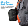 DS-101 Portable Outdoor Camping Cooking Set Picnic Boiler Cookware Combination (Orange)