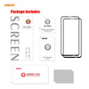 For Huawei P40 Lite E 2 PCS ENKAY Hat-Prince Full Glue 0.26mm 9H 2.5D Tempered Glass Full Coverage Film