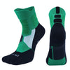 Antibacterial Terry Socks Basketball Socks Men And Women Sports Socks, Size: XL 43-45 Yards(Green)