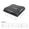 X96 max+ 4K Smart TV Box, Android 9.0, Amlogic S905X3 Quad-Core Cortex-A55,4GB+64GB, Support LAN, AV, 2.4G/5G WiFi, USBx2,TF Card, UK Plug