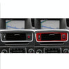 Car Central Control Lower Air Outlet Decorative Sticker for Volvo V60 2010-2017, Left Drive(Red)