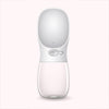 Portable Pet Water Bottle 550ml, Leakproof, Dog & Cat Travel Bottle (White)