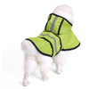 Reflective Dog Raincoat, 2XL, Fluorescent Green - Large Breed