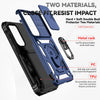 For Samsung Galaxy S25 5G Sliding Camshield Holder Phone Case(Blue)